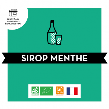 sirop menthe esprit local epicerie don